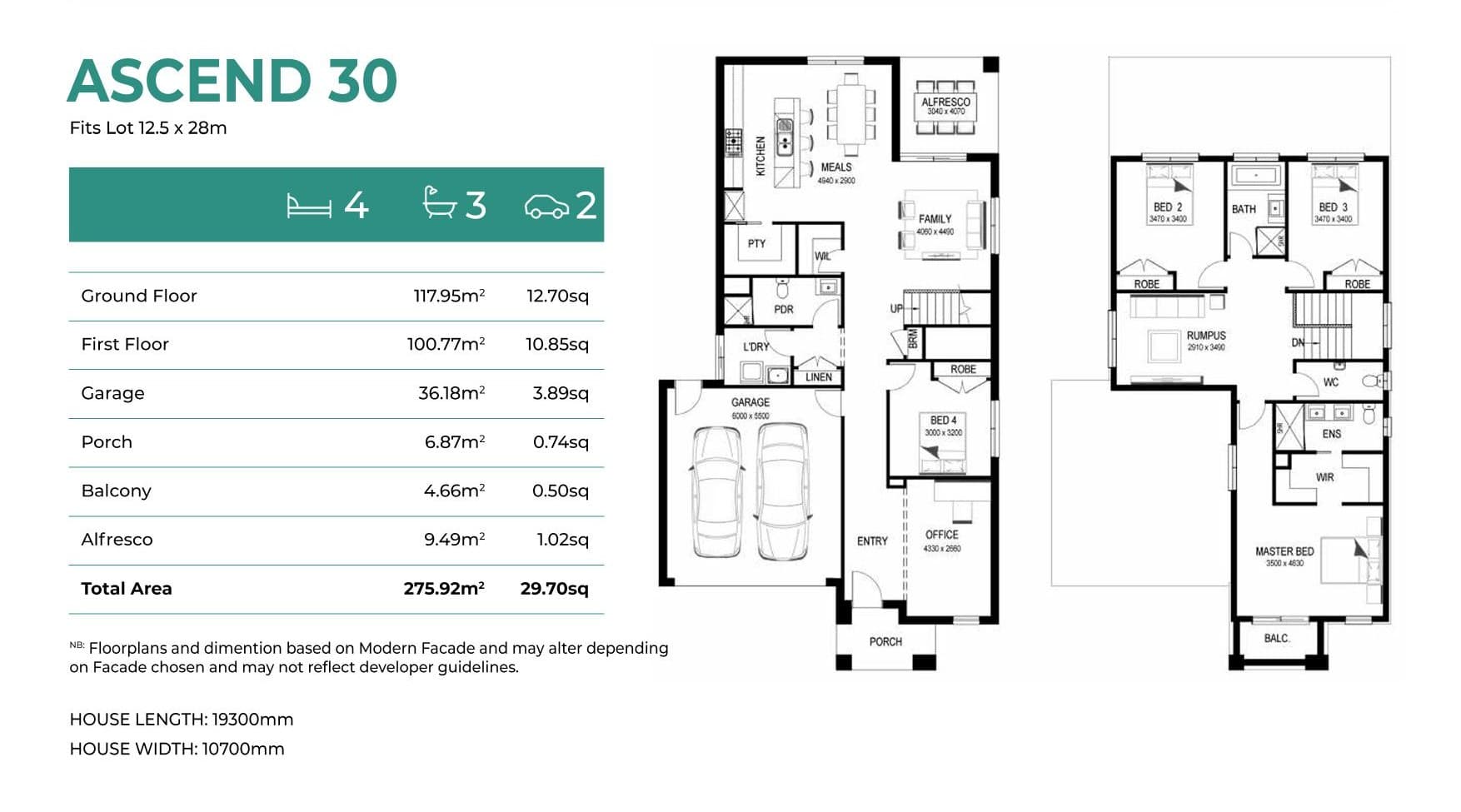 Ascend 30 elevation