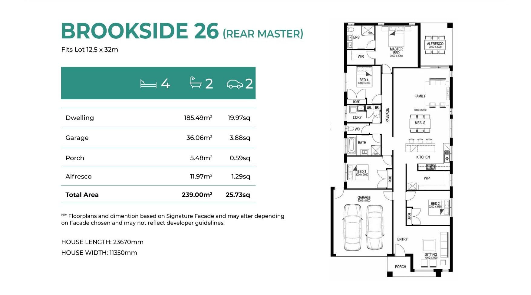 Brookside 26 elevation