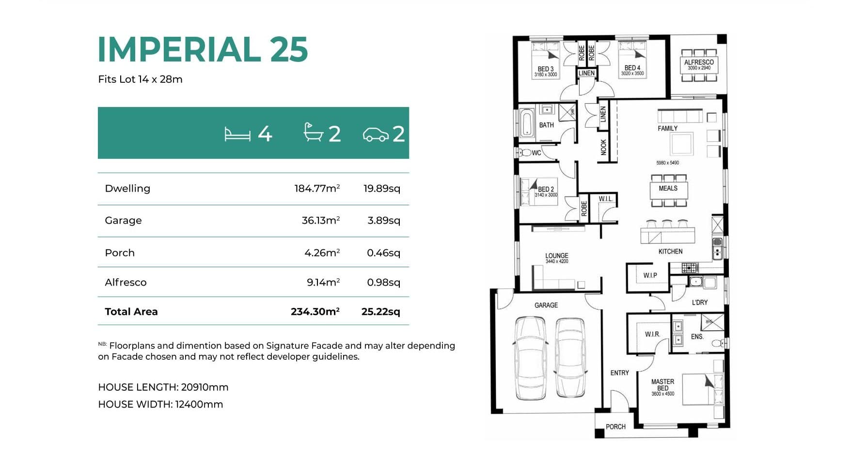 Imperial 25 elevation