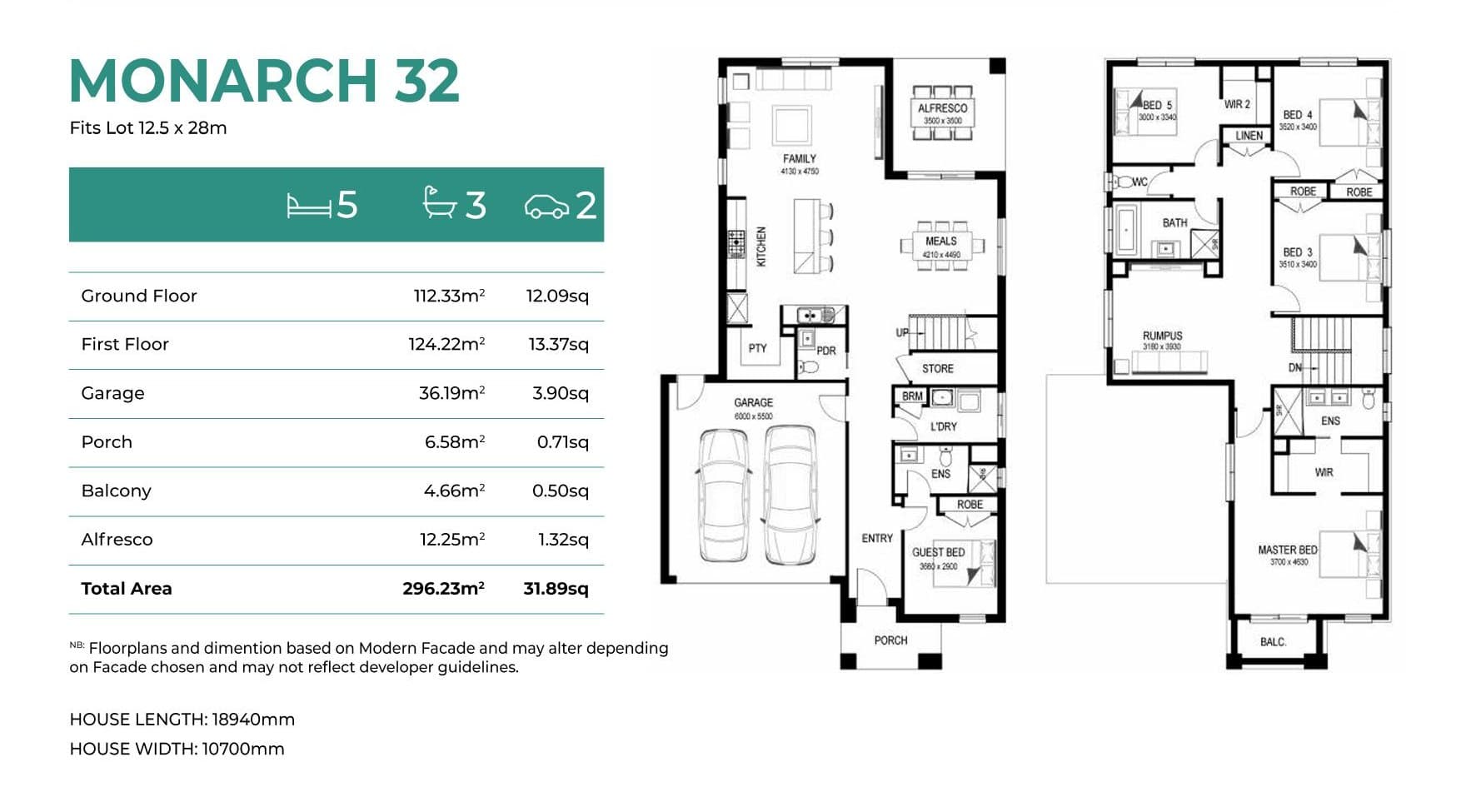 Monarch 32 elevation