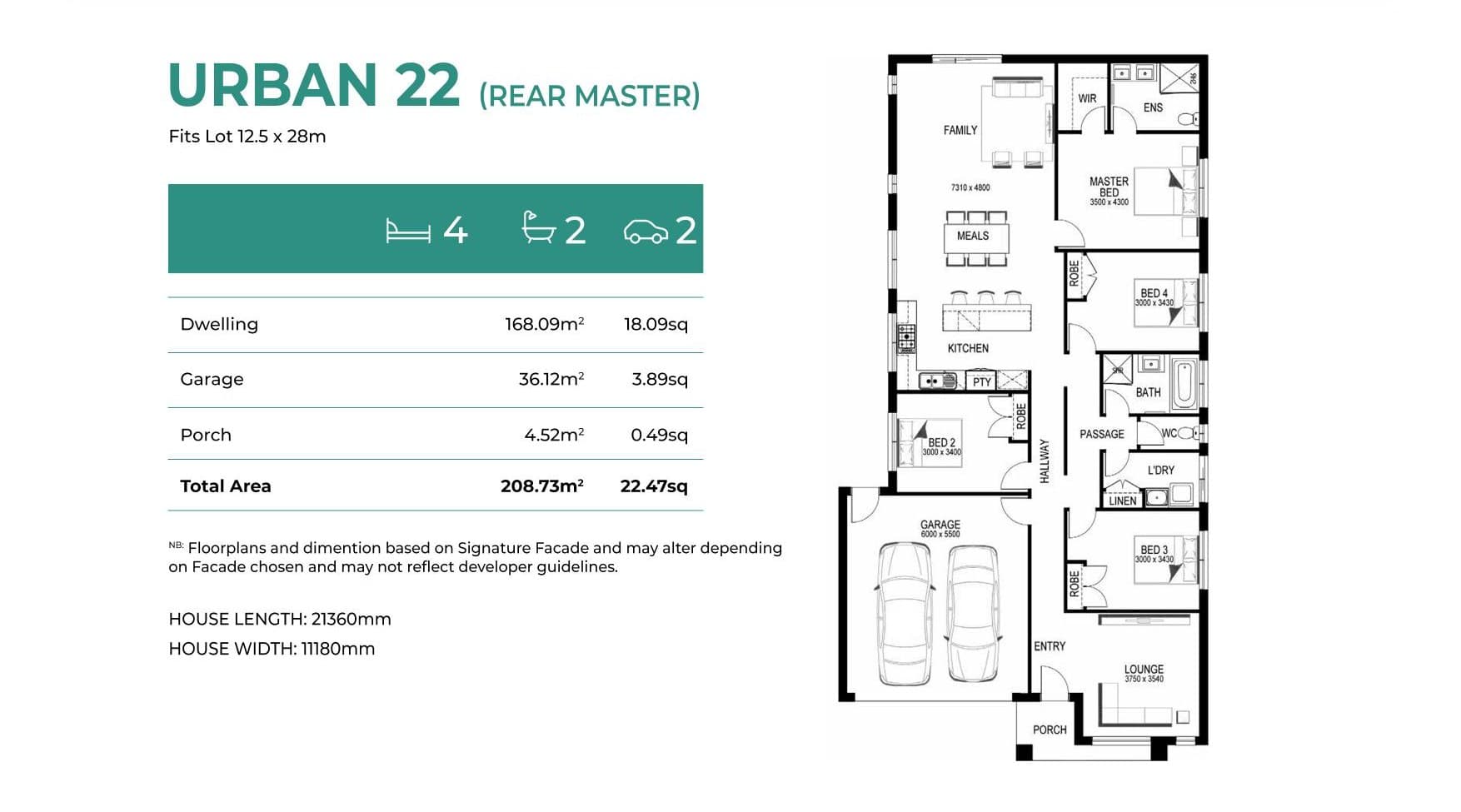 Urban 22 elevation